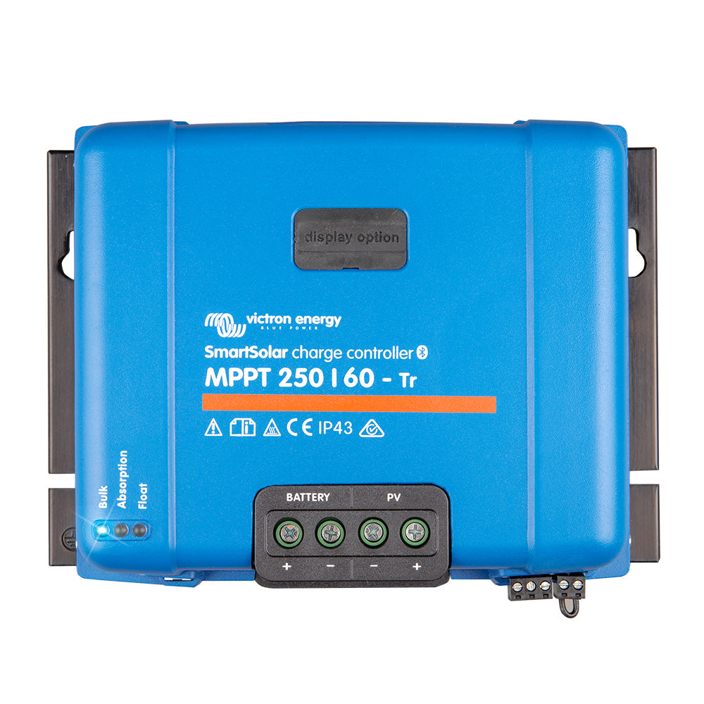 Victron Energy SmartSolar MPPT 250/60-Tr Solar Charge Controller, 60A, 250V PV, 12V 24V 36V 48V, Bluetooth, SCC125060221