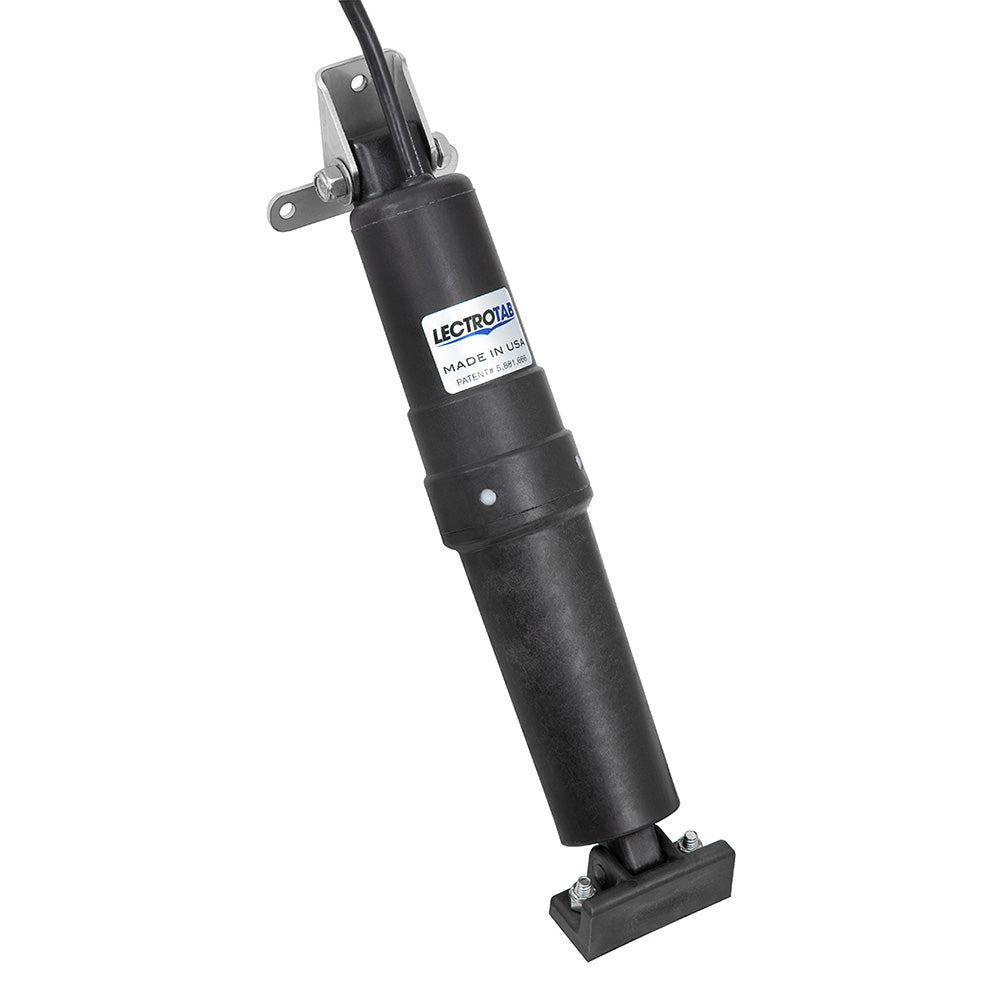Lectrotab 12V Heavy Duty Electric Trim Tab Actuator with 23 ft Cable, Stainless Steel Upper Bracket, Single, A-BK-43
