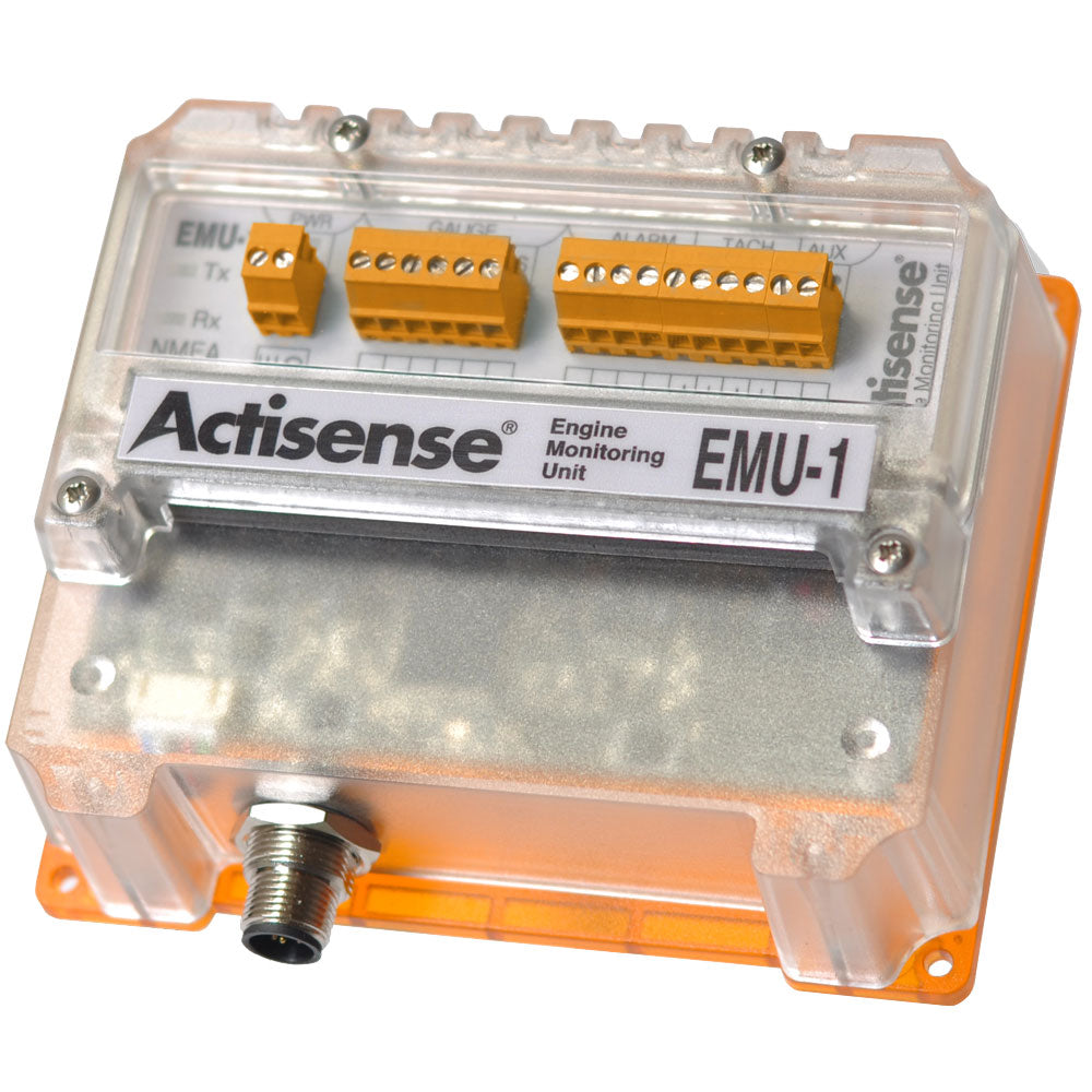Actisense EMU-1 Analog Engine Monitoring Unit, Analog to NMEA 2000 Gateway, Engine Data Converter