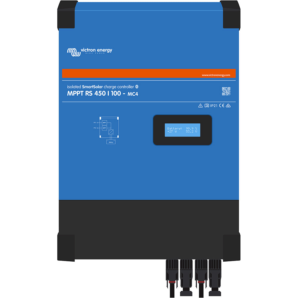 Victron Energy SmartSolar MPPT RS 450/100-MC4 VE.Can VE.Direct Solar Charge Controller | SCC145110510