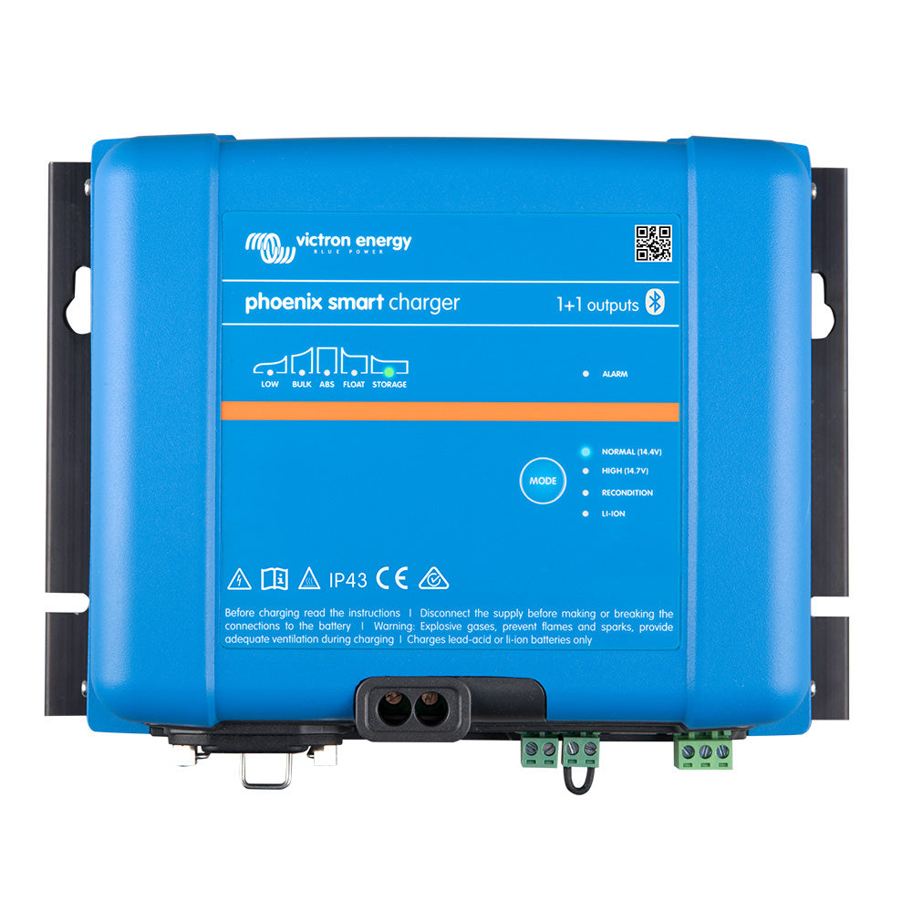 Victron Energy Phoenix Smart IP43 24V 25A 1+1 Battery Charger Bluetooth Marine RV Charger