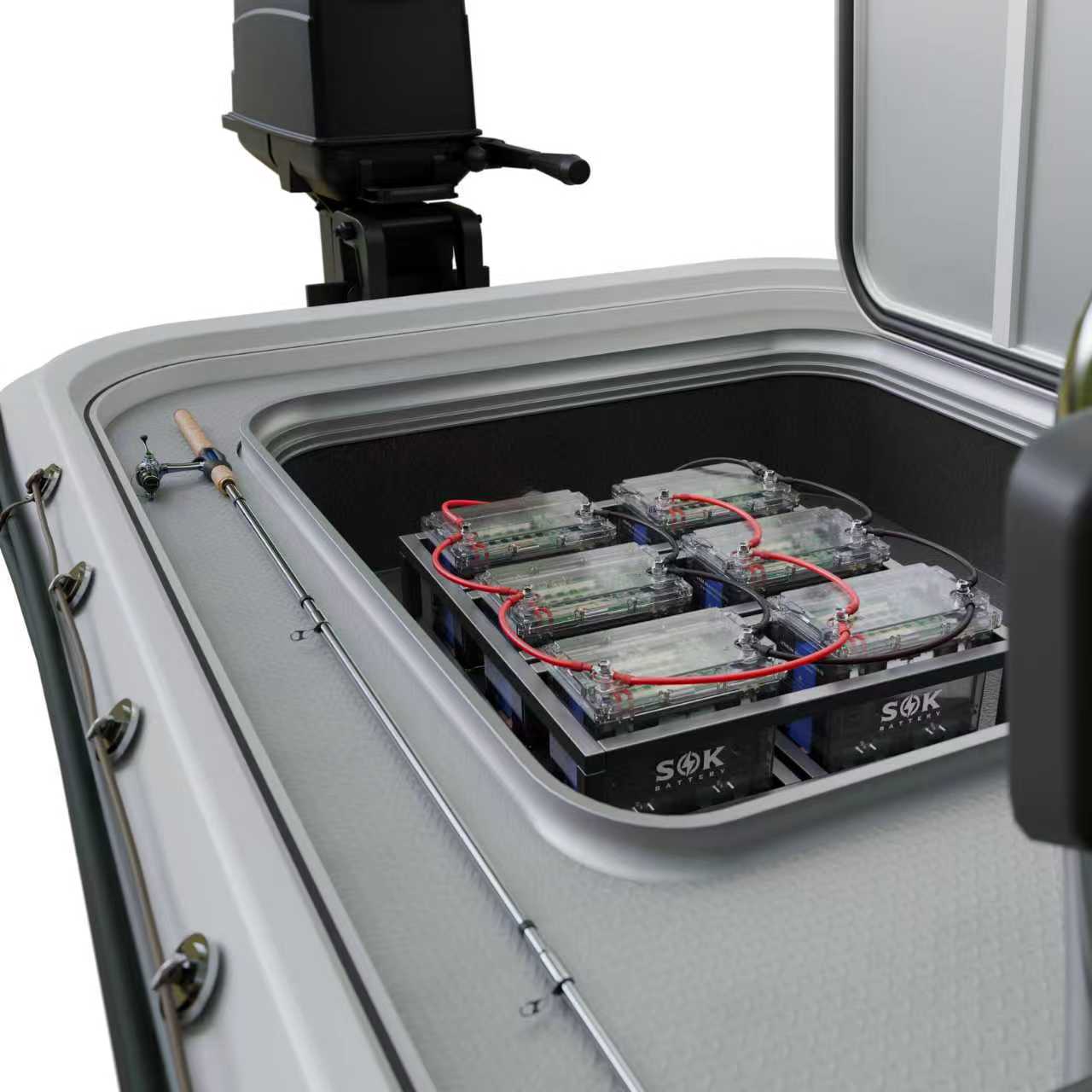 SOK SK12V100PC 12V 100Ah Deep Cycle LiFePO4 Battery