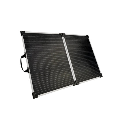 Lion Energy 100W 12V Portable Foldable Solar Panel - High-Efficiency Monocrystalline Charger
