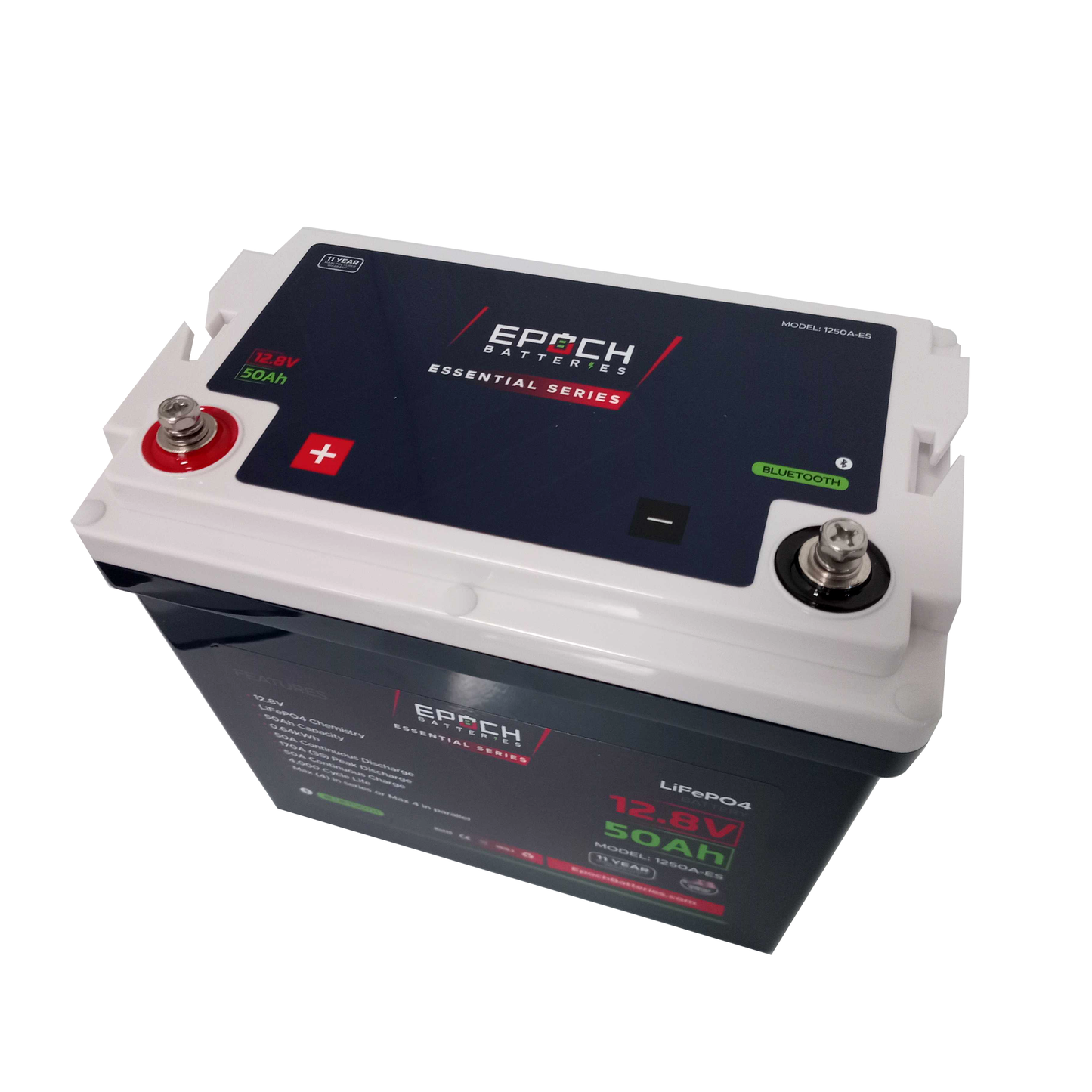 Epoch Batteries 12V 50Ah LiFePO4 Deep Cycle Battery