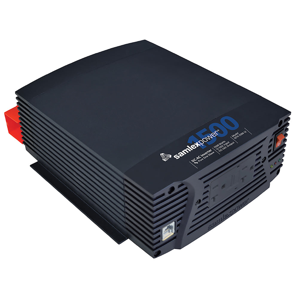 Samlex NTX-1500-12 1500W Pure Sine Wave Inverter - 12V DC, Hypersurge Technology, LCD Remote Included