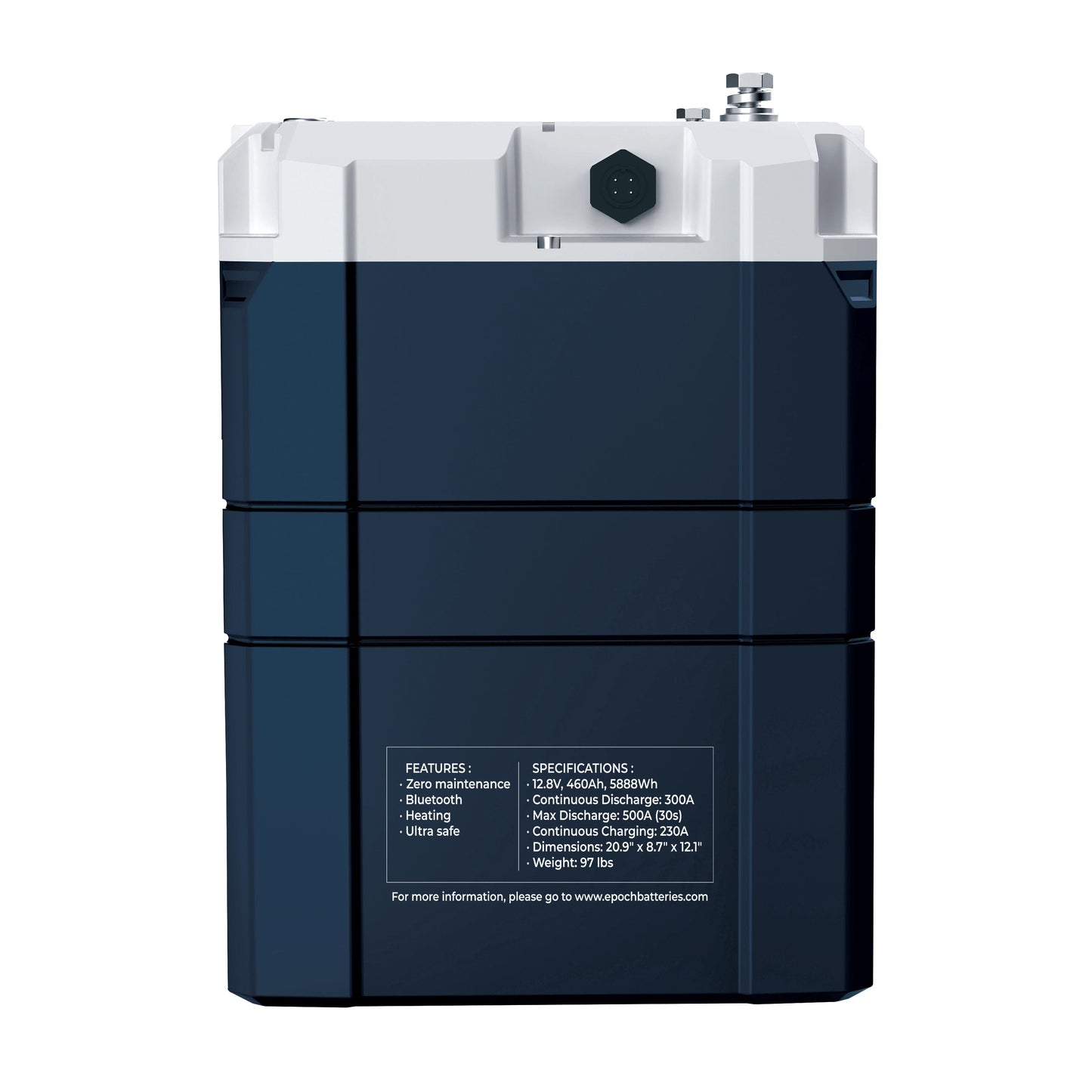 Epoch Batteries 48V 100Ah V2 Elite LiFePO4 Battery With Bluetooth