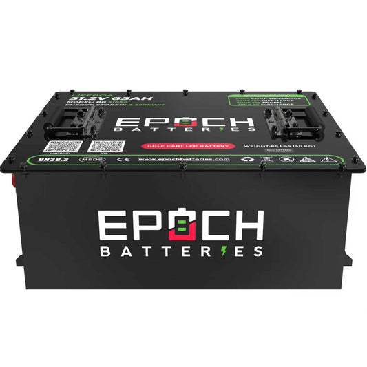 Epoch Batteries 48V 65Ah LiFePO4 Golf Cart Kit With Bluetooth
