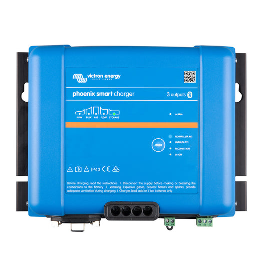 Victron Energy Phoenix Smart IP43 12V 50A 1+1 Battery Charger Bluetooth Marine RV PSC125051095