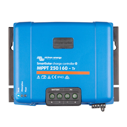 Victron Energy SmartSolar MPPT 250/60-Tr Solar Charge Controller, 60A, 250V PV, 12V 24V 36V 48V, Bluetooth, SCC125060221