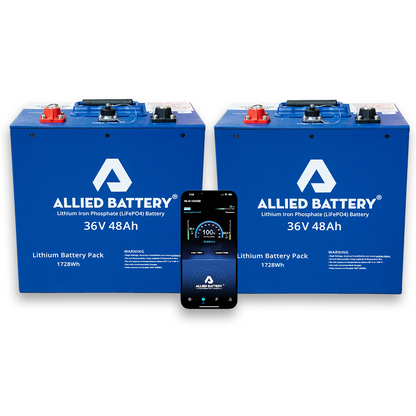 Allied Drop-In-Ready 36V 48Ah lithium golf cart battery
