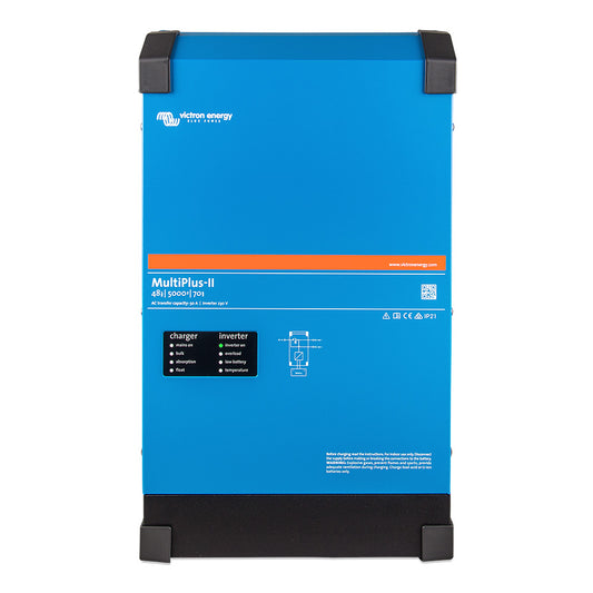 Victron Energy MultiPlus-II 48/5000/70-95 120V Pure Sine Wave Inverter Charger, 5000VA 4000W, 70A Charger, 95A Transfer, UL 1741, PMP482505120