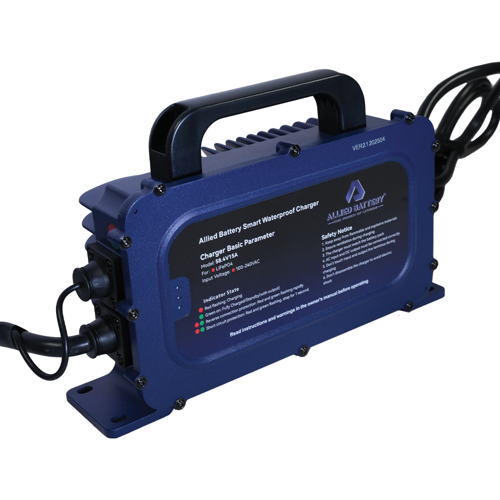 Allied 72V 15A Waterproof Lithium Golf Cart Battery Charger