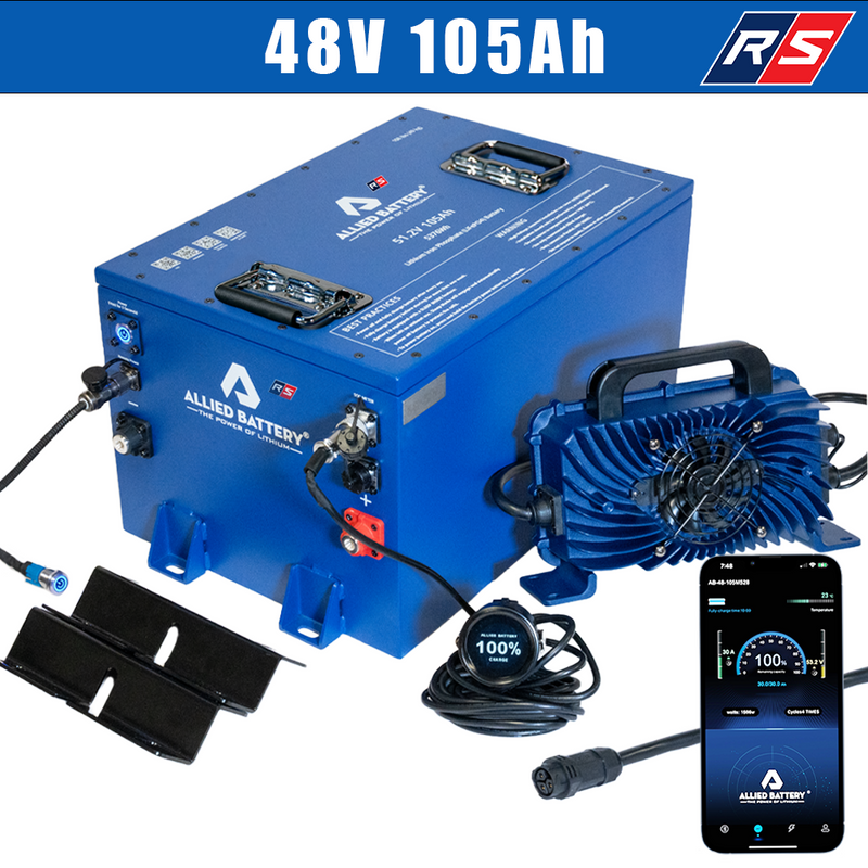 Allied RS 48V 105Ah LiFePO4 Golf Cart Battery