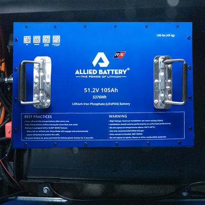 Allied RS 48V 105Ah LiFePO4 Golf Cart Battery