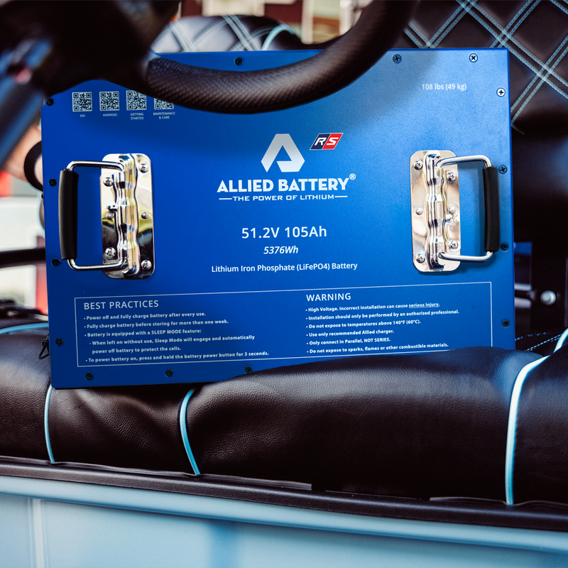Allied RS 48V 105Ah LiFePO4 Golf Cart Battery