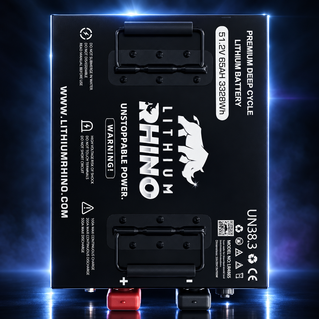 Lithium Rhino 48V 65Ah lithium golf cart battery