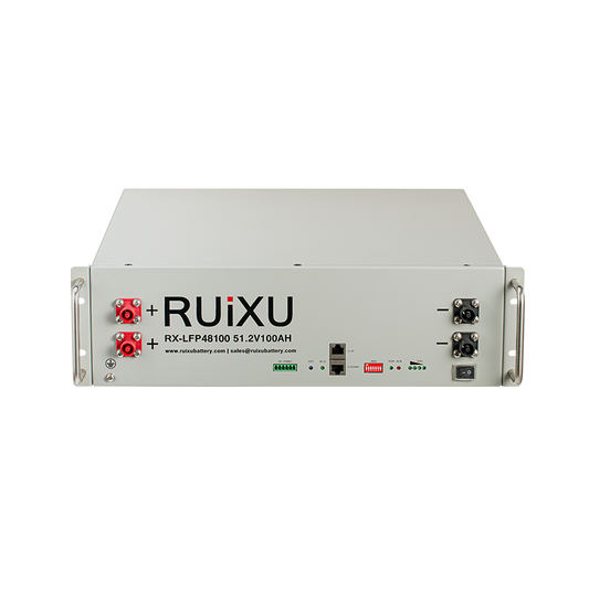 RUiXU 48V Self-Heating Server Rack LiFePO4 Battery Kits – 15.36kWh to 30.72kWh