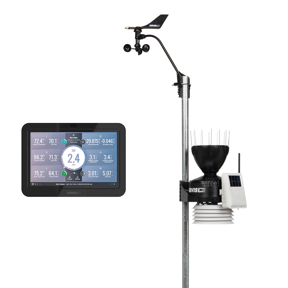 Davis Instruments Vantage Pro2 Wireless Weather Station WeatherLink Console Standard Radiation Shield 6252