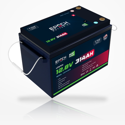 Epoch Batteries 12V 314Ah LiFePO4 Deep Cycle Battery