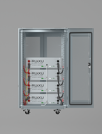 RUiXU 48V Self-Heating LiFePO4 Server Rack Battery Kits – 15.36kWh to 30.72kWh
