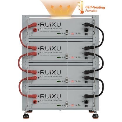 RUiXU RX-LFP48100-H 48V 100Ah 5.12kWh Self-Heating Rack Mount LiFePO4 Battery