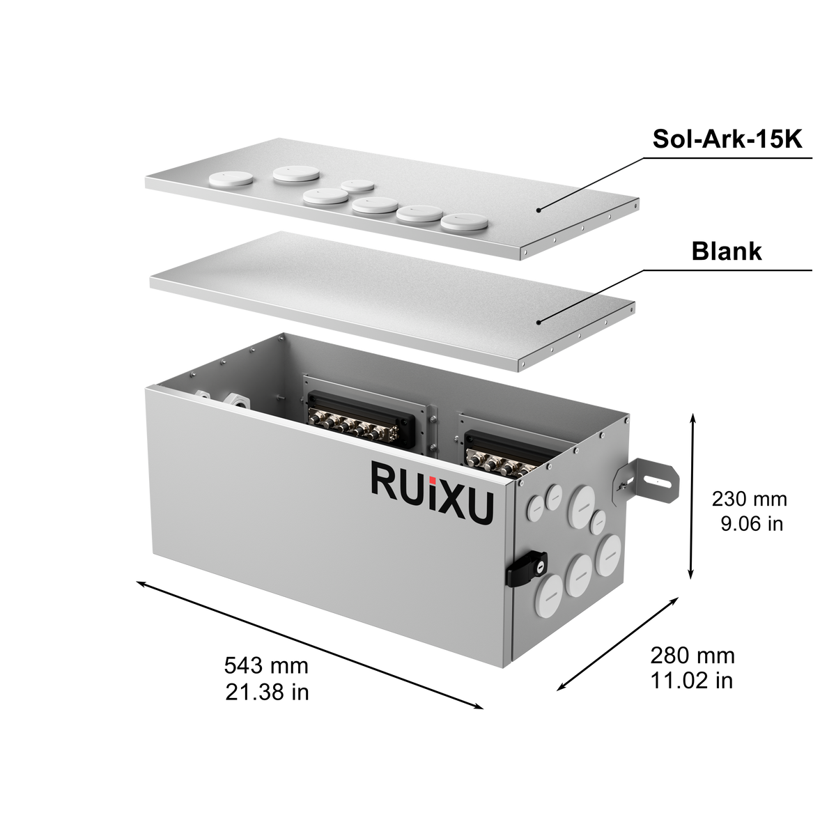 RUiXU conduit box installed