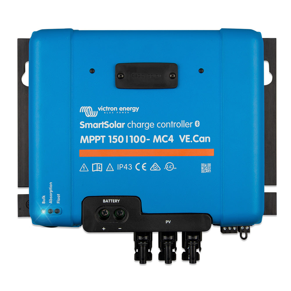 Victron Energy SmartSolar MPPT 150/100-MC4 VE.Can Solar Charge Controller | 12V/24V/36V/48V | SCC115110511