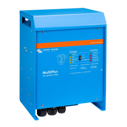 Victron Energy MultiPlus 12V 3000VA Inverter Charger 120A Battery Charger 120VAC 50A Transfer Switch