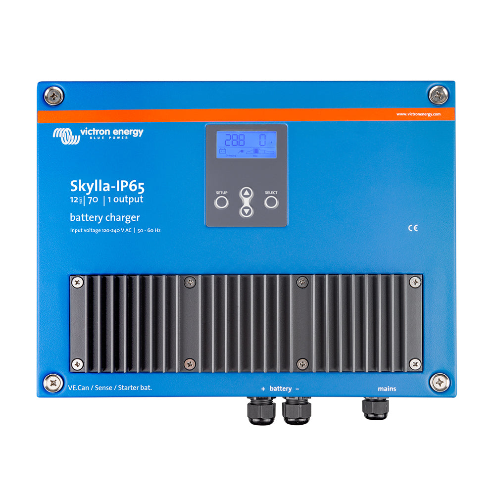 Victron Energy Skylla-IP65 12V 70A 1+1 Smart Battery Charger 120-240VAC IP65 Waterproof LiFePO4