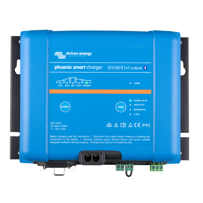 Victron Energy Phoenix Smart IP43 12V 50A 1+1 Battery Charger Bluetooth Marine RV Charger