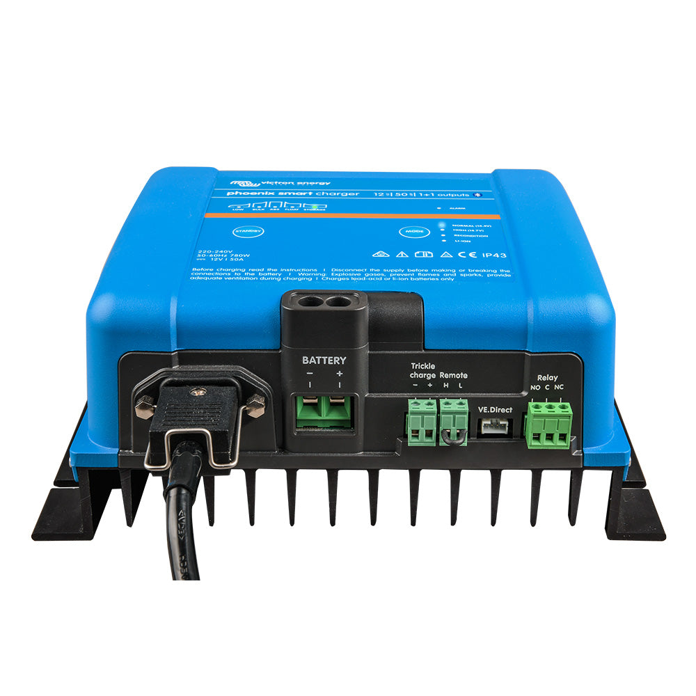 Victron Energy Phoenix Smart IP43 12V 50A 1+1 Battery Charger Bluetooth Marine RV Charger