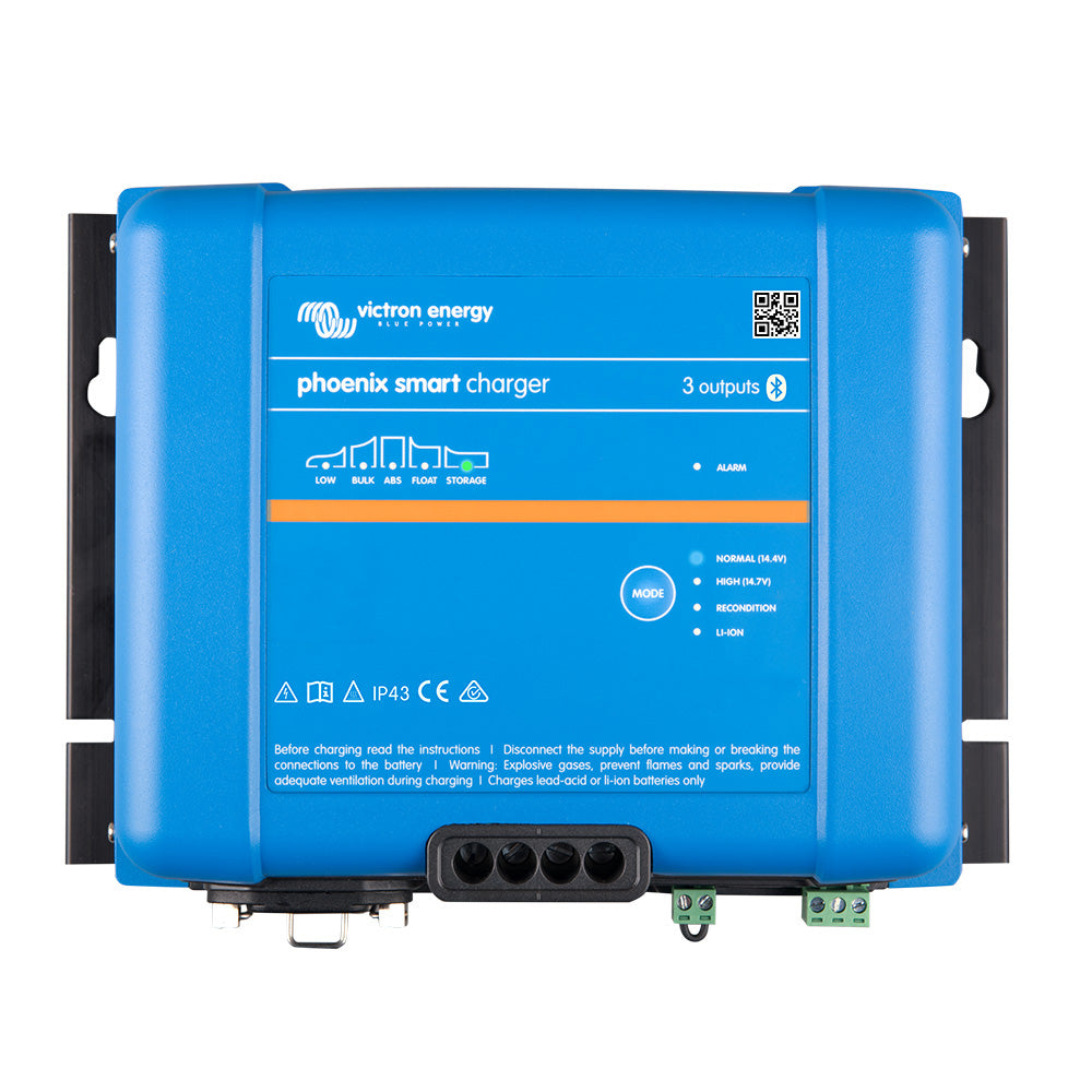 Victron Energy Phoenix Smart IP43 24V 25A 3 Output Battery Charger Bluetooth 120/240VAC