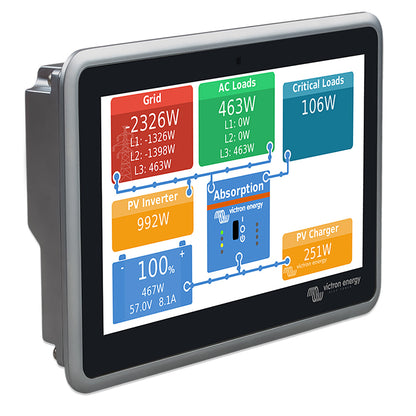 Victron Ekrano GX 7" Touchscreen System Monitoring & Control Display Bluetooth | BPP900480100