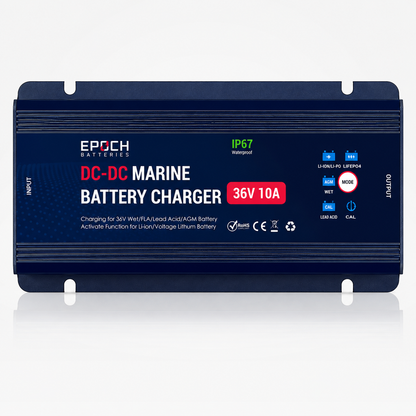 Epoch 12V to 36V marine DC-DC charger