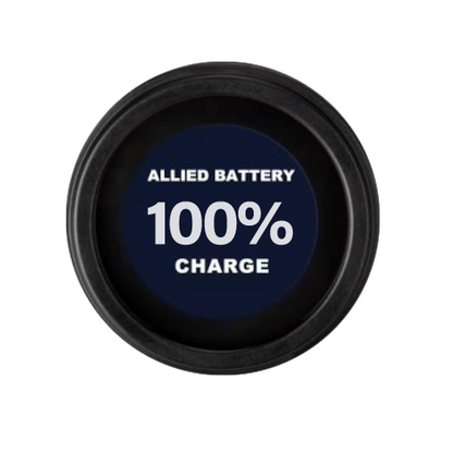 Allied Comm Port State of Charge Meter, blue display