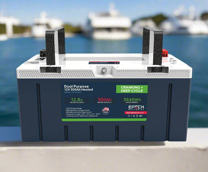 Epoch Batteries 12V 300Ah LiFePO4 Cranking Deep Cycle Battery