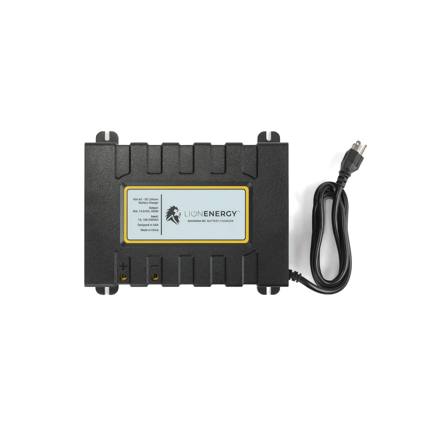 Lion Energy Savanna BC 12V 45A LiFePO4 Lithium Battery Charger - 650W Smart Fast Charger