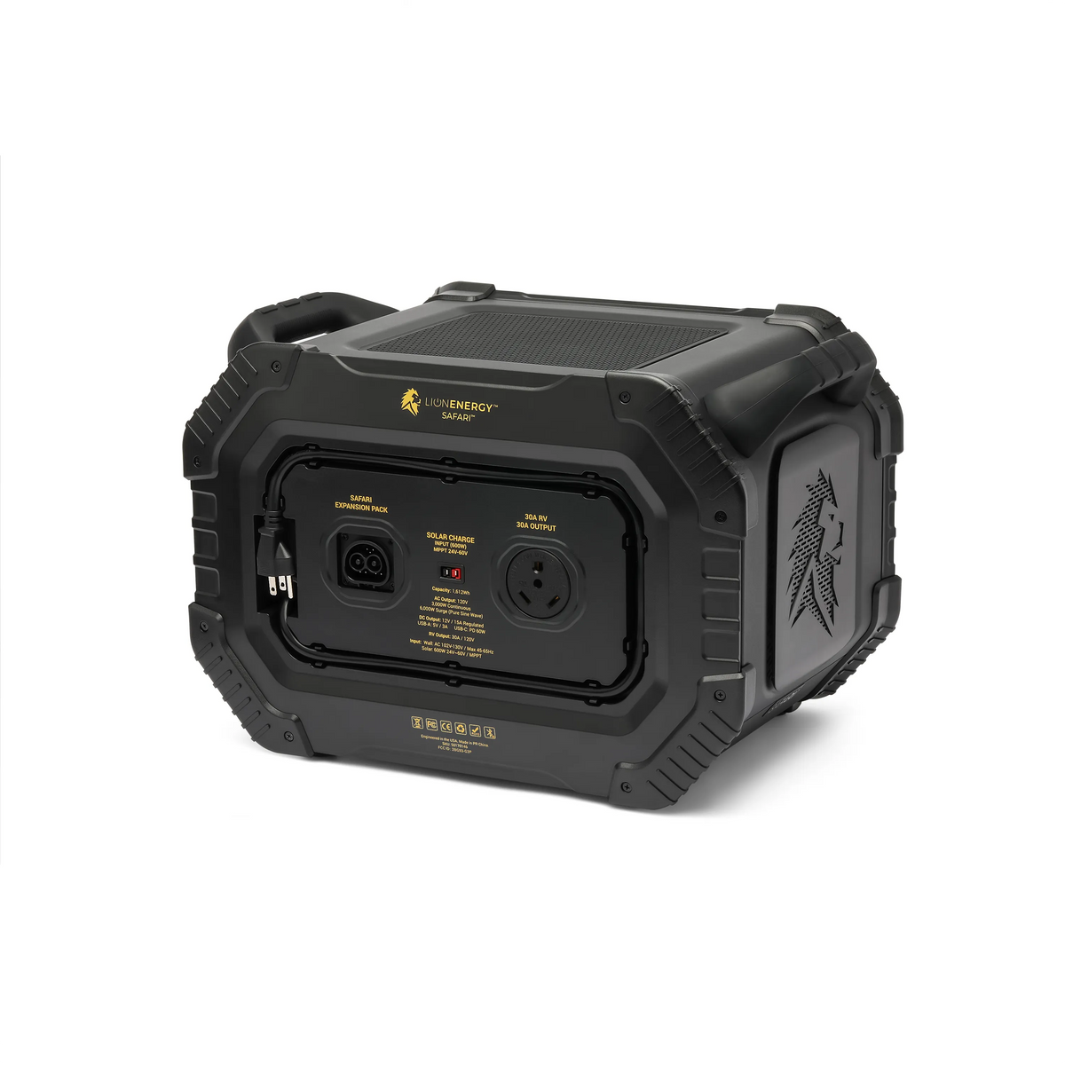 Lion Energy Safari 3000W 1,612Wh LiFePO4 Power Station
