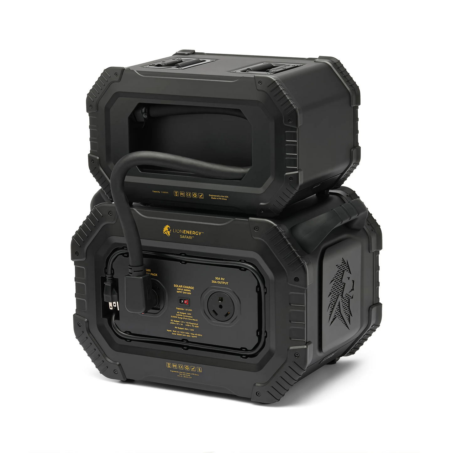 Lion Energy Safari XP 2688Wh LiFePO4 Expansion Battery Pack