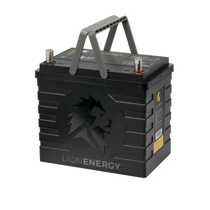 Lion Energy UT 1300 BT-H 12V 105Ah LiFePO4 Lithium Battery (1344Wh) – Heated, Bluetooth, 150A Continuous Discharge Deep Cycle Battery