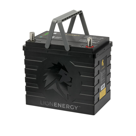 Lion Energy UT 1300 BT-H 12V 105Ah LiFePO4 Lithium Battery (1344Wh) – Heated, Bluetooth, 150A Continuous Discharge Deep Cycle Battery