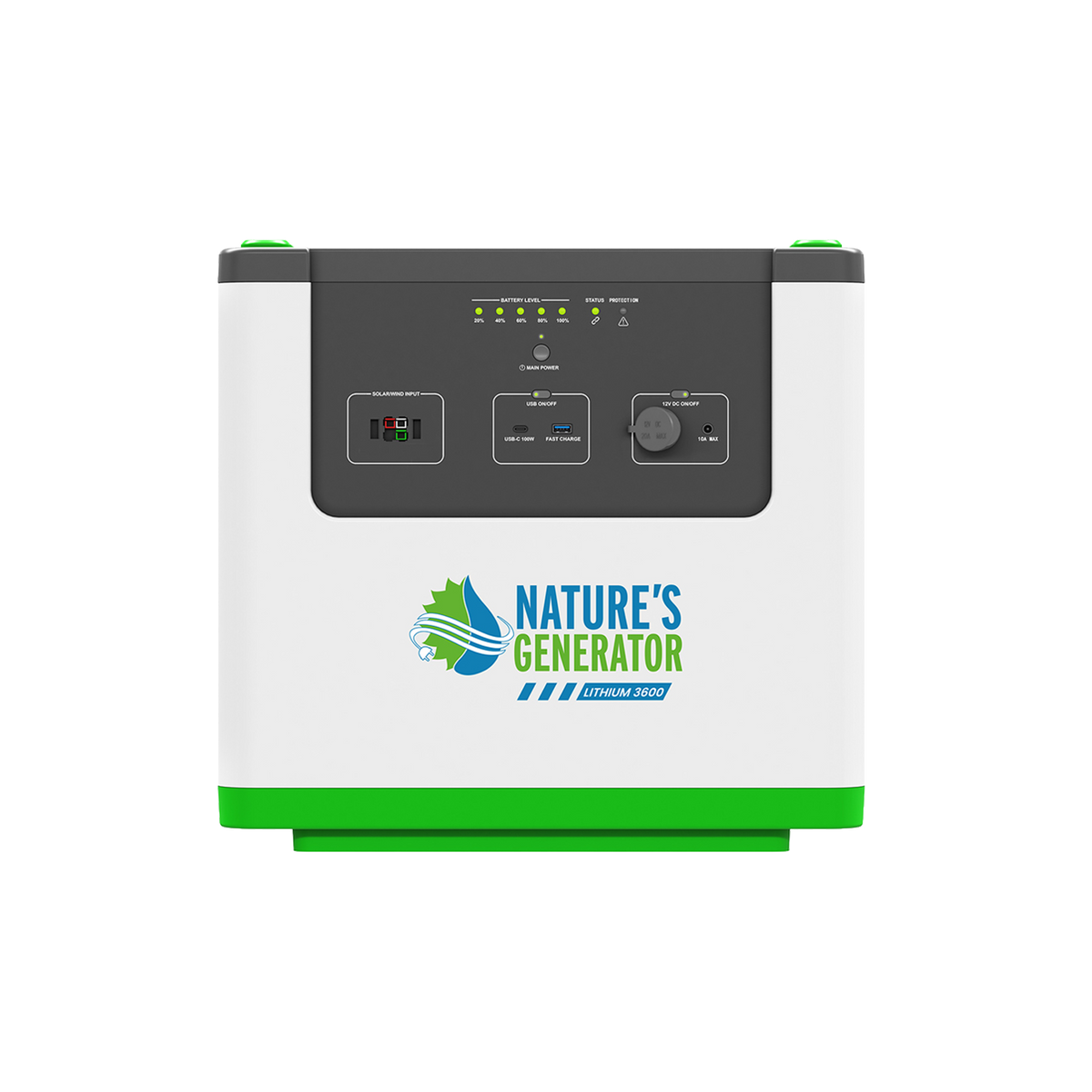 Nature's Generator Lithium 3600 3072Wh LiFePO4 Expansion Battery