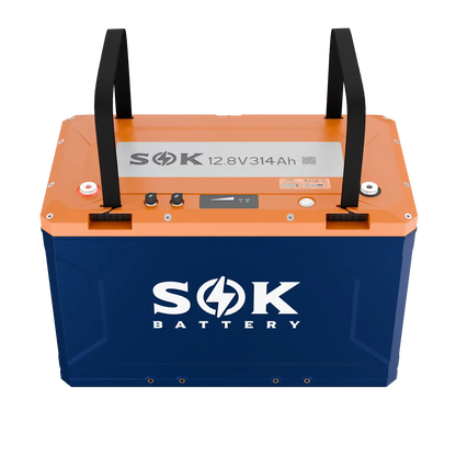 SOK 12V 314Ah LiFePO4 Battery | Bluetooth | Heated | Victron CAN | IP67 Waterproof