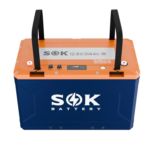 SOK 12V 314Ah LiFePO4 Battery | Bluetooth | Heated | Victron CAN | IP67 Waterproof
