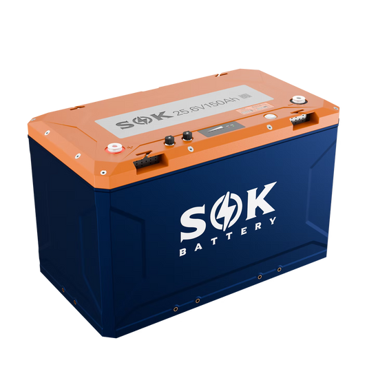 SOK SK24V150PH 24V 150Ah LiFePO4 Battery | Built-In Heater | Bluetooth Monitoring | Victron CAN Compatible | IP67 Waterproof