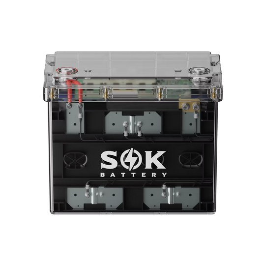 SOK 12V100Ah 12V Lithium LiFePO4 Deep Cycle Battery – 100Ah High Performance, 3000+ Cycles, Built-In BMS, 100A Continuous Discharge, RV Solar Marine Battery