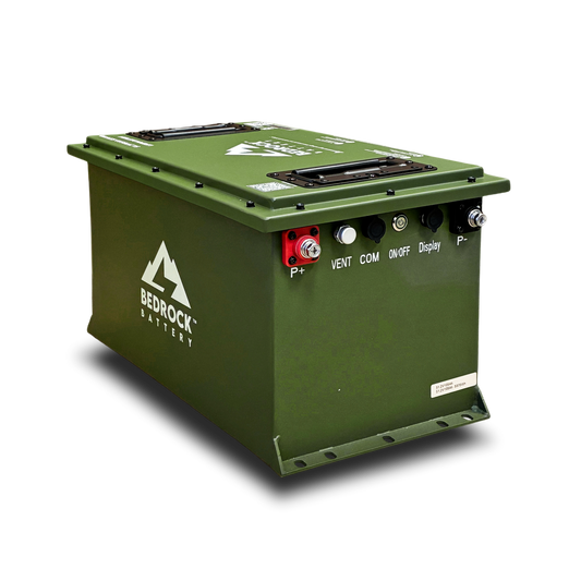 Bedrock Battery 48V 105Ah Slim lithium golf cart battery kit