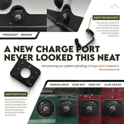 Bedrock Battery cart-specific charge port adapter