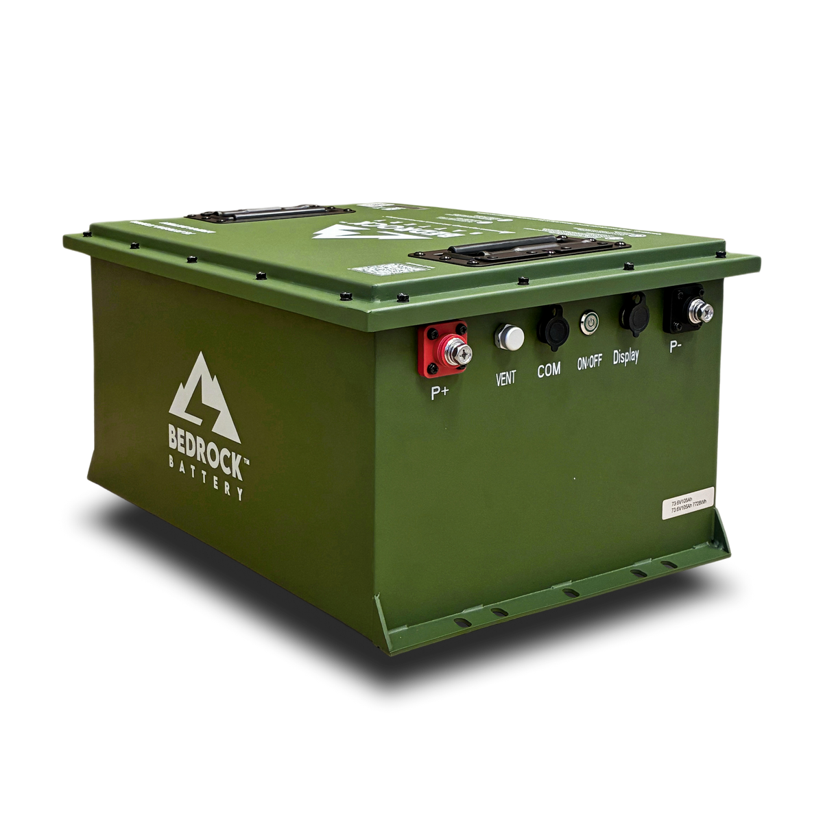 Bedrock Battery 72V 105Ah lithium golf cart battery kit