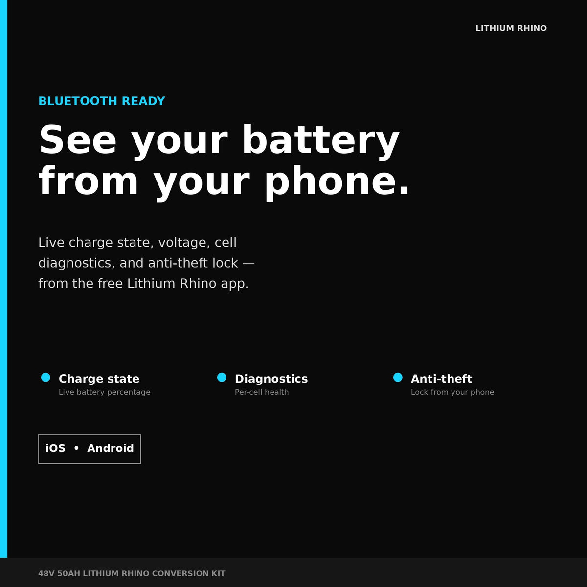 Lithium Rhino Bluetooth app